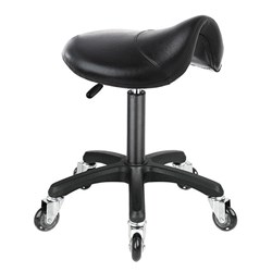 Saddle Stool - Black (LS)